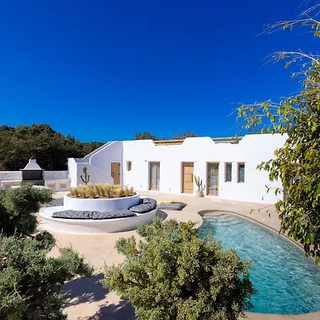 Exclusive Alyko Beach Front Pool And Jacuzzi Villa